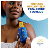NIVEA SUN Protect & Moisture SPF 20 Sun Lotion Spray 200ml