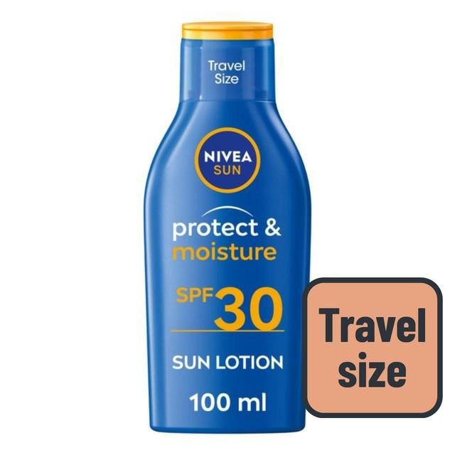 NIVEA SUN Protect & Moisture SPF 30 Sun Lotion Travel Size 100ml
