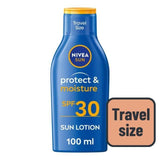 NIVEA SUN Protect & Moisture SPF 30 Sun Lotion Travel Size 100ml
