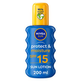 NIVEA SUN Protect & Moisture Sun Cream Spray SPF15 200ml