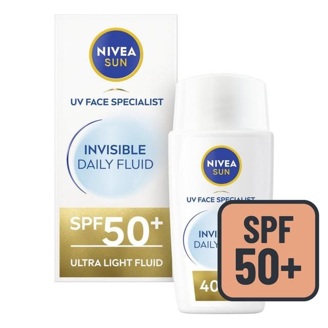 NIVEA SUN UV Face Invisible Daily Fluid SPF 50 Sunscreen 40ml