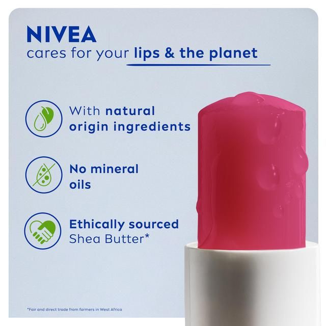 NIVEA Watermelon Shine Lip Balm 4.8g