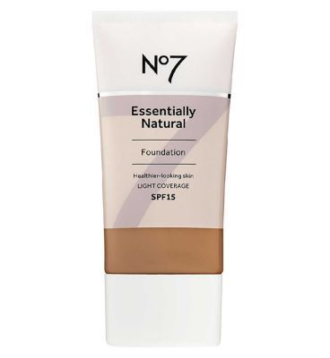 No7 Essentially Natural Foundation SPF15 40ml deeply honey