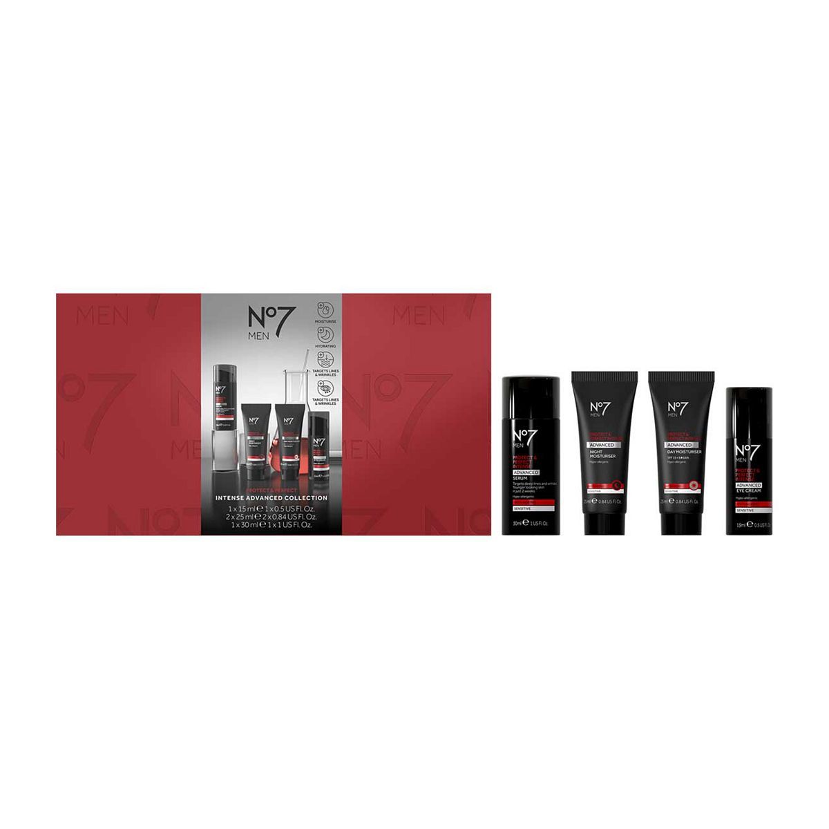 No7 Men Protect & Perfect Intense Advance Collection 4 Piece Set