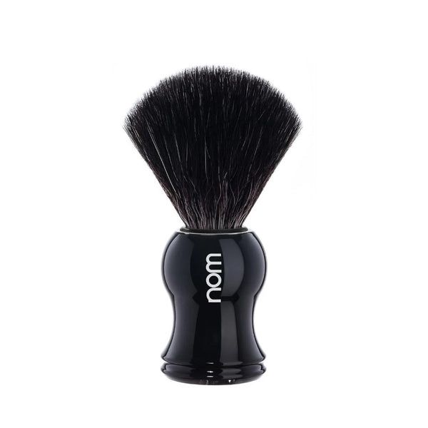 Nom GUSTAV Vegan Fibre Shaving Brush in Black Black
