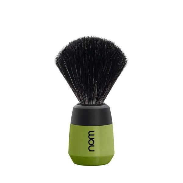 Nom MAX Vegan Fibre Shaving Brush in Olive Olive