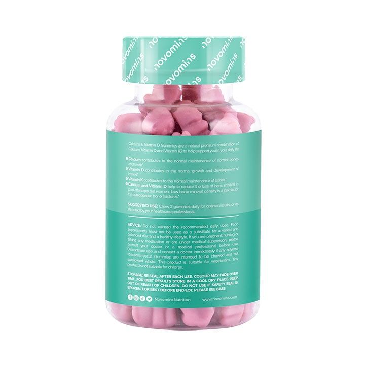 Novomins Calcium & Vitamin D 60 Gummies