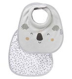 Nuby 4 Pack Snug & Dry Organic Bibs