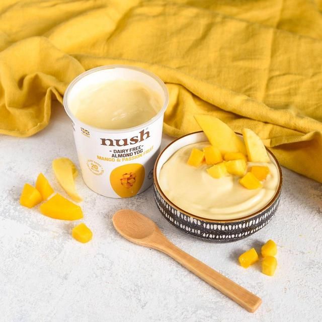 Nush Almond Milk Yog Mango and Passionfruit 350g