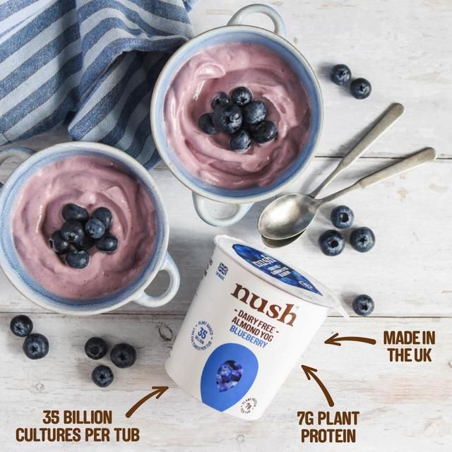 Nush Blueberry Almond Yoghurt 350g