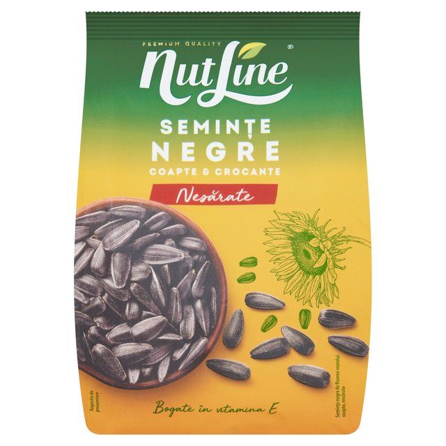 NutLine Black Sunflower Seeds Unsalted 300g