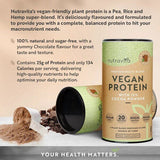 Nutravita Chocolate Protein Powder - 25g Protein Per Serving