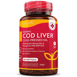 Nutravita Cod Liver Oil 1000mg - Fish Oil - 365 Softgels