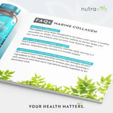 Nutravita Marine Collagen 1400mg + Hyaluronic Acid Vit C & E