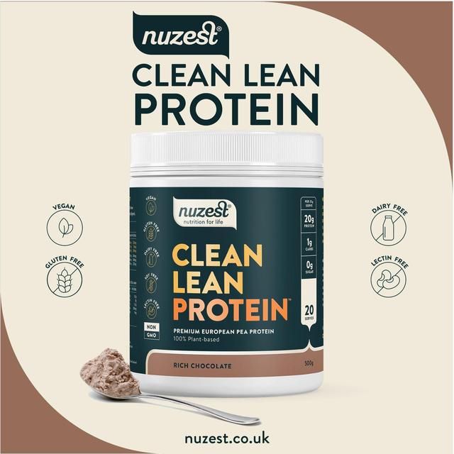 Nuzest Rich Chocolate Clean Lean Protein Powder 500g