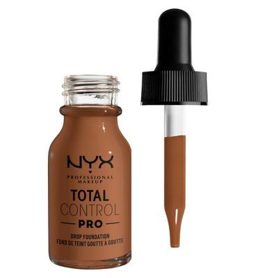 NYX Professional Makeup Total Control Pro Drop Controllable Coverage Foundation 21 Mahogany