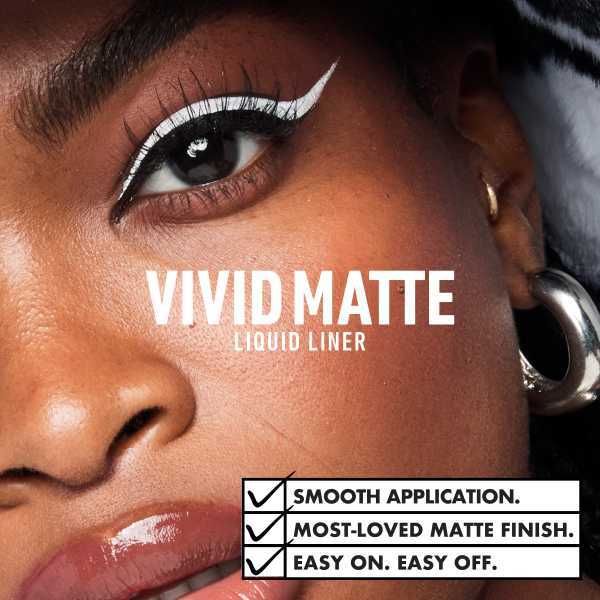 Nyx Professional Makeup Vivid Matte Liquid Eyeliner - Black