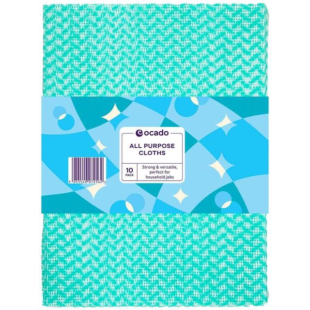 Ocado 10 All Purpose Cloths 10 per pack