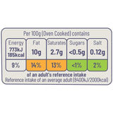 Ocado 2 Organic Salmon Fillets Skin On & Boneless 240g