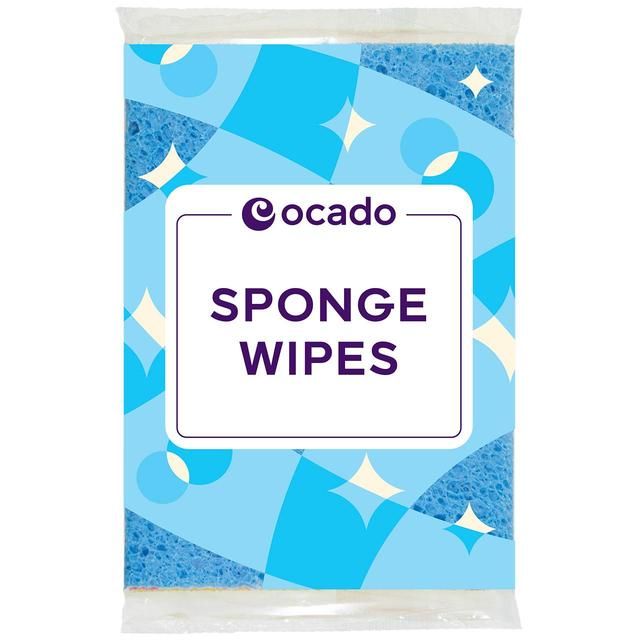Ocado 4 Sponge Wipes 4 per pack