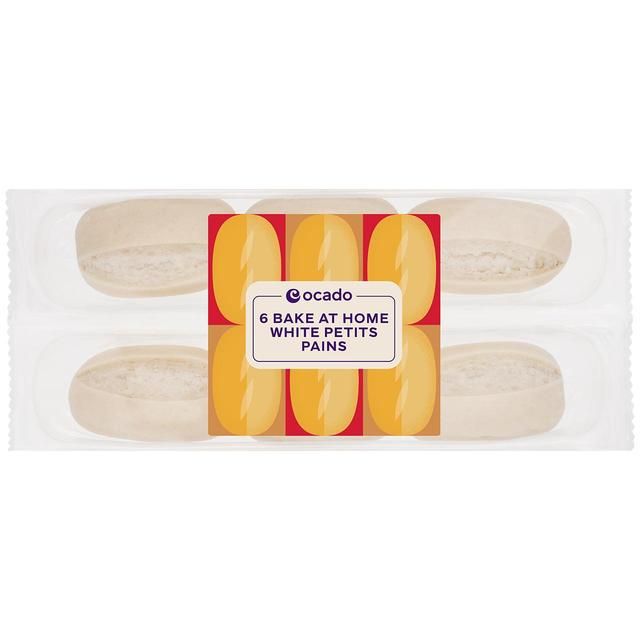 Ocado Bake at Home White Petits Pains 6 per pack