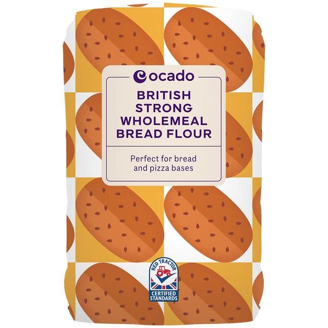 Ocado British Strong Wholemeal Bread Flour 1.5kg