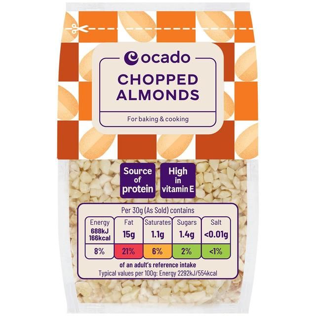 Ocado Chopped Almonds 100g