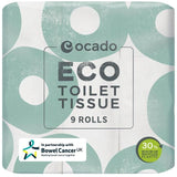 Ocado Eco Toilet Tissue 9 per pack