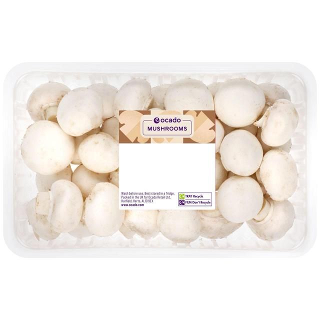 Ocado Family Pack Closed Cup Mushrooms 625g