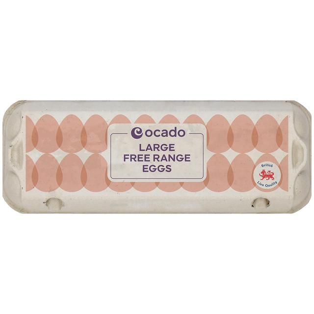 Ocado Large Free Range Eggs 12 per pack