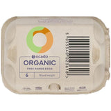 Ocado Organic Free Range Mixed Weight Eggs 6 per pack