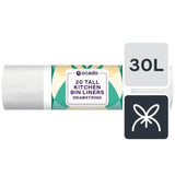 Ocado Tall Kitchen Bin Liner 30L 20 per pack