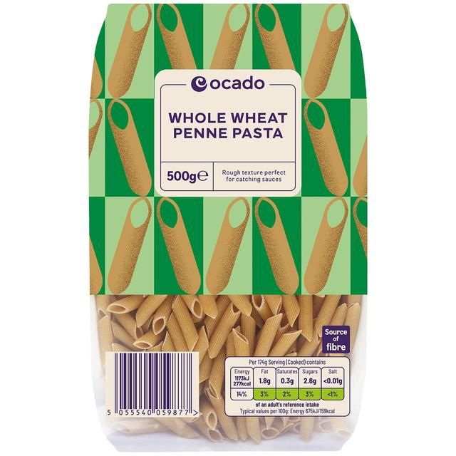 Ocado Whole Wheat Penne 500g