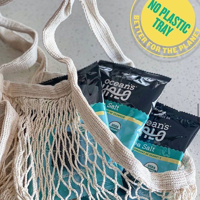 Ocean's Halo Sea Salt Seaweed Snack 4g