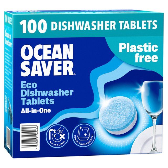 OceanSaver Plastic Free Eco Dishwasher Tablets 100 per pack