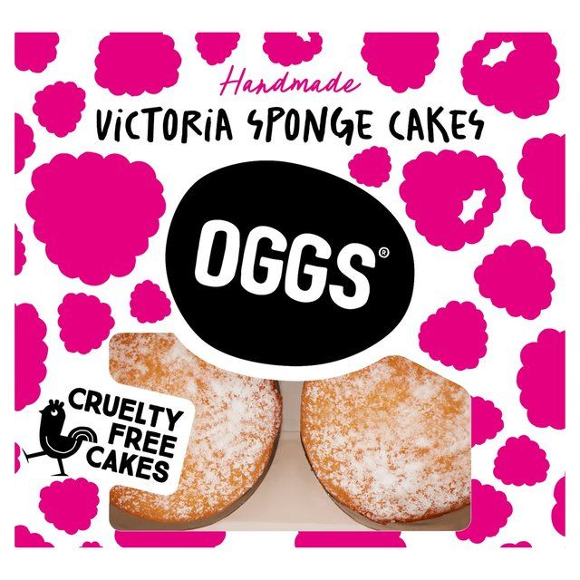 Oggs Victoria Sponge Cakes 4 x 46g