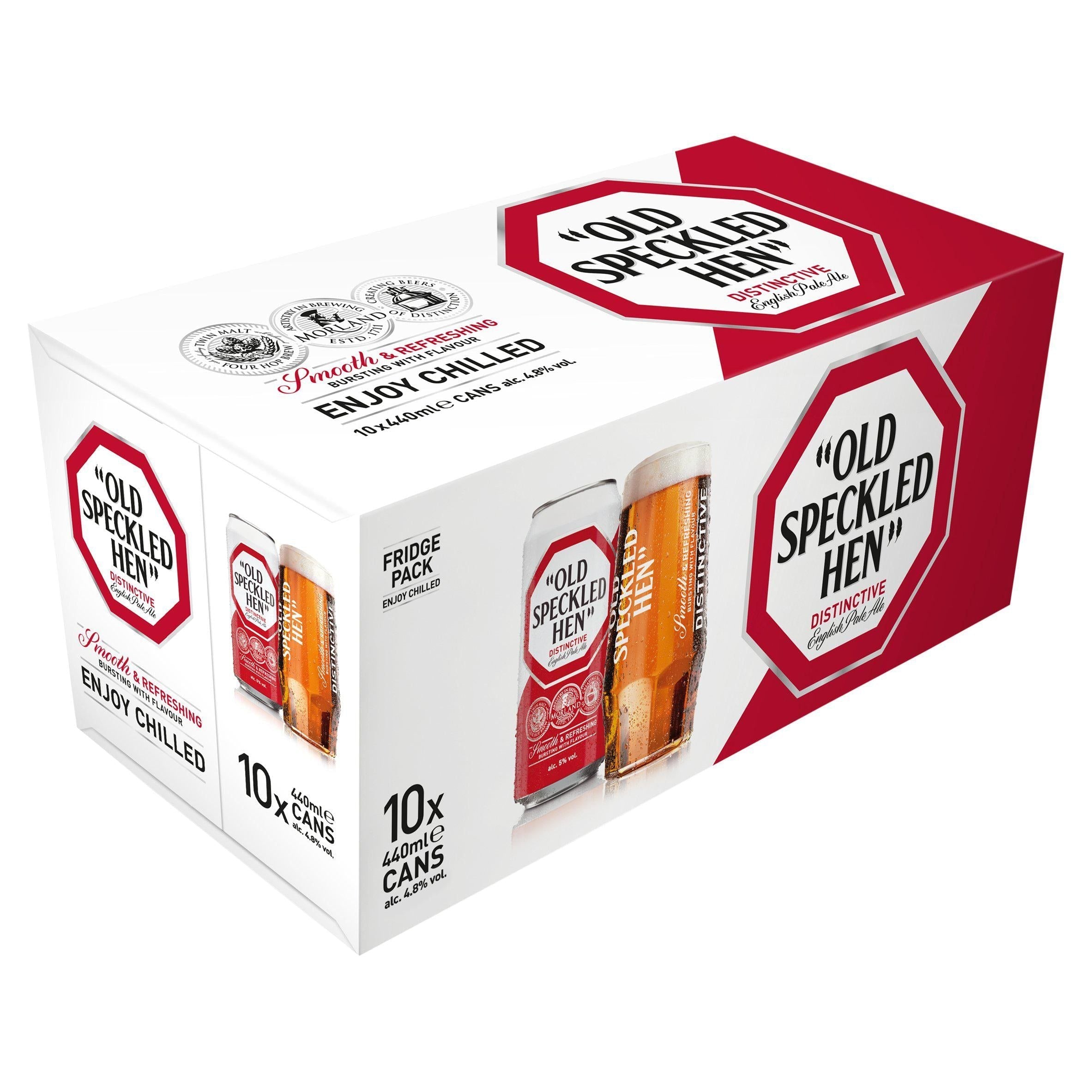 Old Speckled Hen Pale Ale Beer Cans 10x440ml