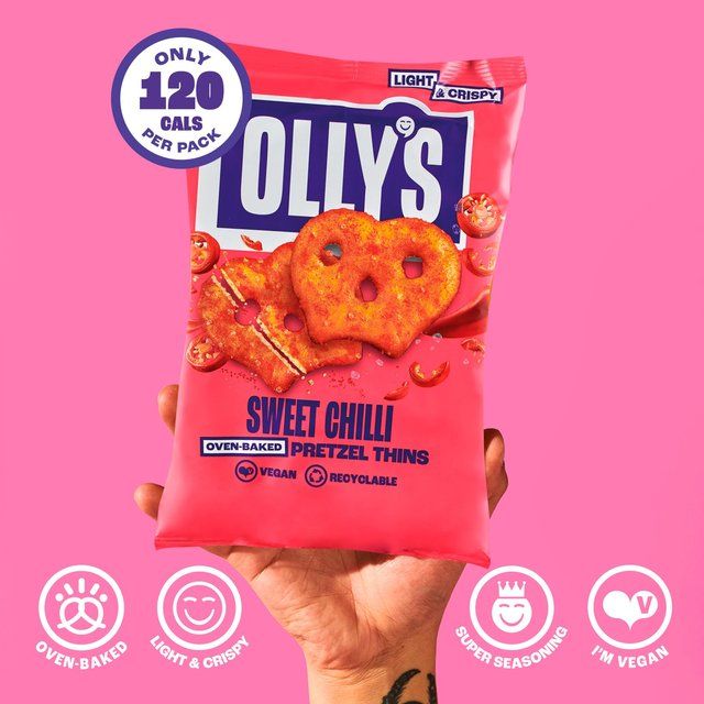 Olly's Pretzel Thins - Sweet Chilli 140g