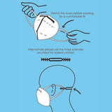 Omnitex FFP2 Face Mask - Pink 20pk (Individually Packed)