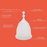 Omnitex Menstrual / Period Cups - 2pk (2x Small Cups)