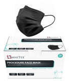 Omnitex Type IIR Disposable Surgical Face Mask, Black (50pk)