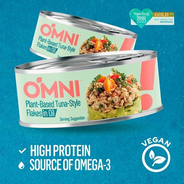 OmniTuna Plant Based Tuna Flakes in Oil 100g