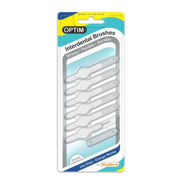 OPTIM Interdental Brushes 0.35mm White 6 per pack