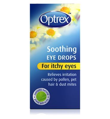 Optrex Soothing Drops Itchy Eyes Pollen Allergy Relief - 10ml