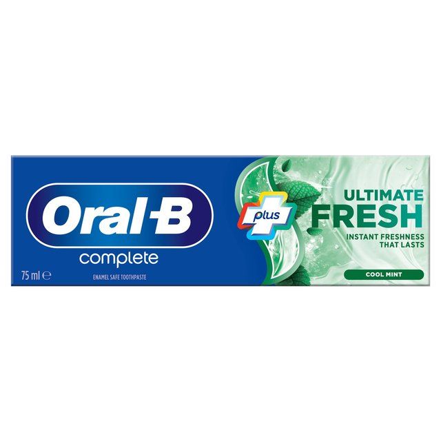 Oral-B Complete Plus Ultimate Fresh Cool Mint Toothpaste 75ml