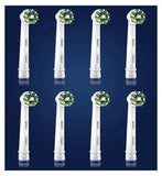 Oral-B CrossAction Toothbrush Head with CleanMaximiser Technology, 8 Pack