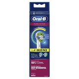 Oral-B FlossAction Toothbrush Heads 4 per pack