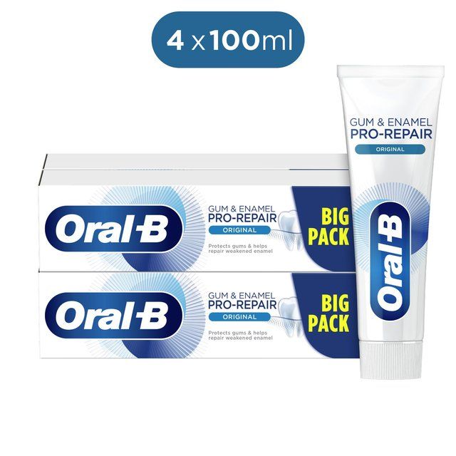 Oral-B Gum & Enamel Original 4 x 100ml
