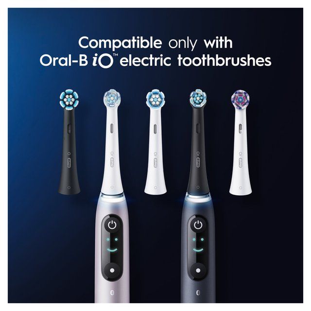 Oral-B iO Ultimate Clean White Electric Toothbrush Heads 4 per pack