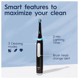 Oral-B iO3 Matt Black Electric Toothbrush with Travel Case